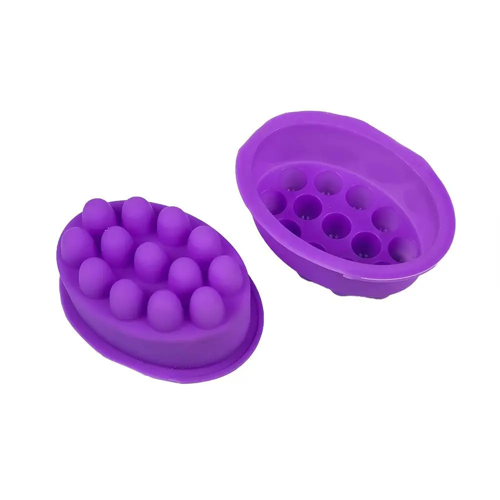 2 Hole Silicone Soap Mold Oval - Soap Making Kit For Beginners 评论和价格