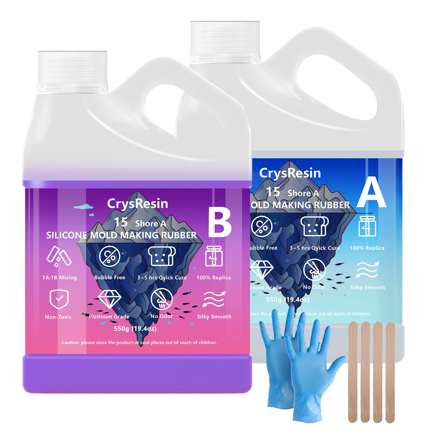 Purple Liquid Silicone Rubber  - Soap Making Kit For Beginners 评论和价格