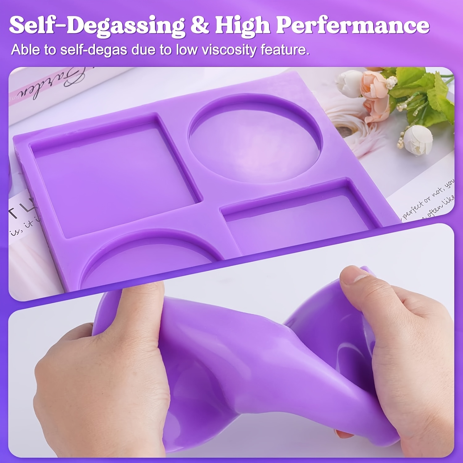 Purple Liquid Silicone Rubber  - Soap Making Kit For Beginners 评论和价格
