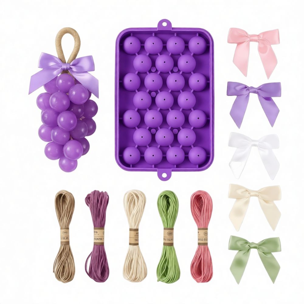 Grape Silicone Soap Mold DIY F - Soap Making Gifts 评论和价格