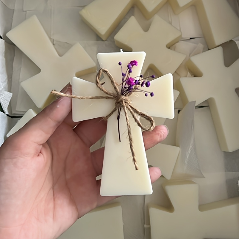 Silicone Mold Blessing Cross D - Soap Making Diy Kit 评论和价格