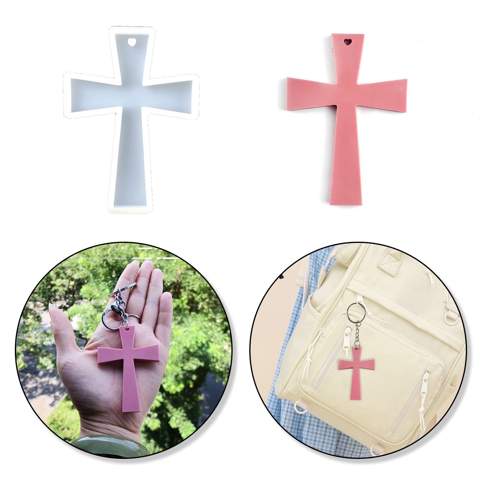 Silicone Mold Blessing Cross D - Soap Making Diy Kit 评论和价格