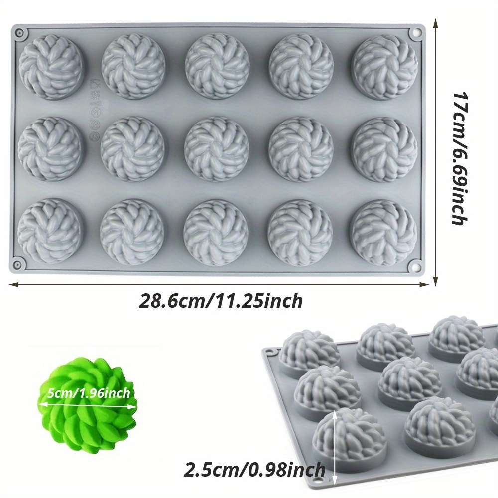 1Pc Cake Mold Santa Ana Floral - Soap Making Diy Kit 评论和价格