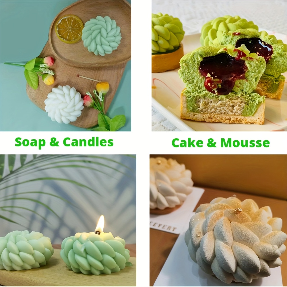 1Pc Cake Mold Santa Ana Floral - Soap Making Diy Kit 评论和价格