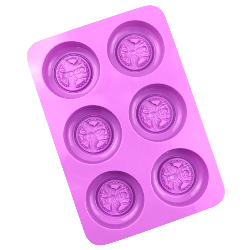 6-Cavity Honeycomb Bee Silicon - Soap Making Instructions 评论和价格