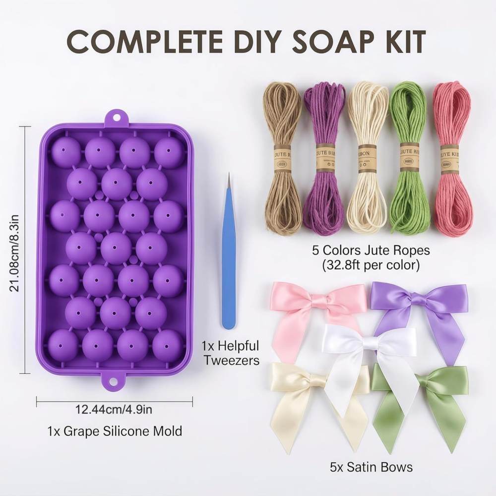 Grape Fruit Soap Mold DIY Craf - Soap Making Gifts 评论和价格