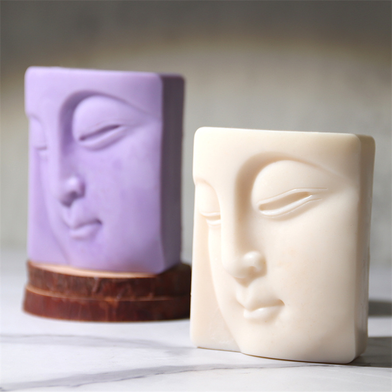 Buddha's Face Silicone Soap Mo - Soap Making Diy Kit 评论和价格
