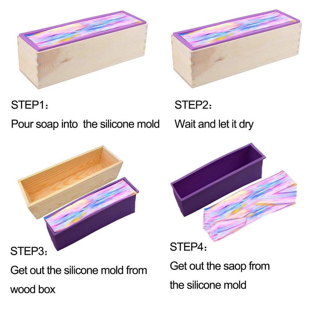 1.2L Silicone Soap Molds Kit 4 - Soap Making Kit For Beginners 评论和价格